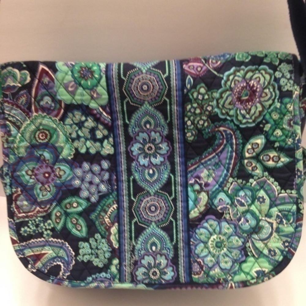 VERA BRADLEY  floral book computer diaper bag